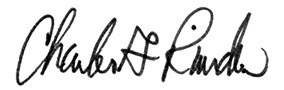 Charles G. Riordan Signature