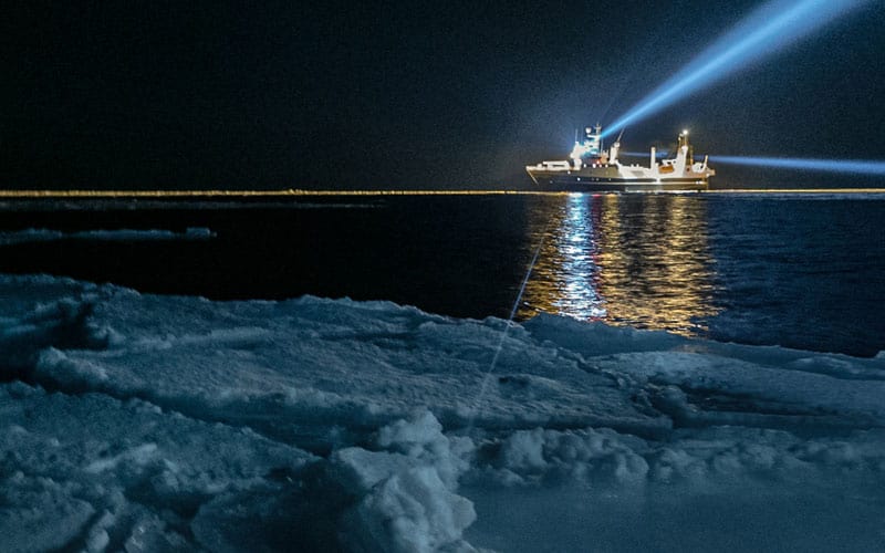 Artificial light in the Arctic