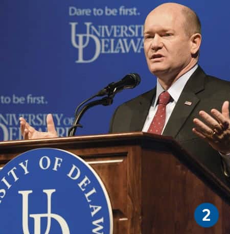 U.S. Sen. Chris Coons championed creation of the Manufacturing USA Network, which is geared to increase U.S. competitiveness in manufacturing.