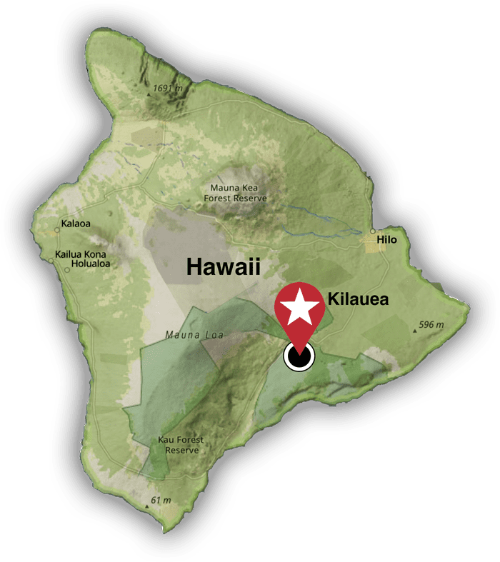 Kilauea Location